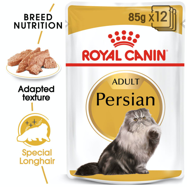 Image of Royal Canin Persian Adult Wet Cat Food, 12 x 85g Chicken & Beef