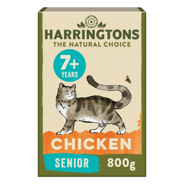 Image of Harringtons Complete Senior Dry Cat Food - Fresh Chicken, 2kg - Chicken