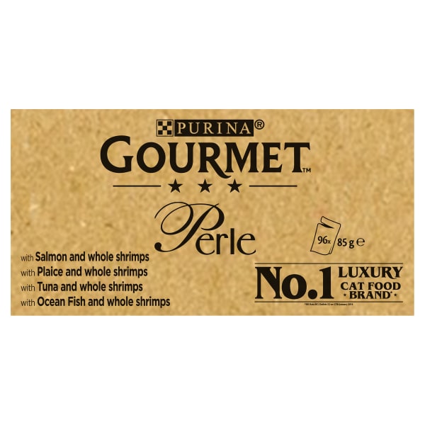 Image of Gourmet Perle Country Adult Mini Fillets Pouches Wet Cat Food - Mixed Selection, 96 x 85g - Mixed Selection