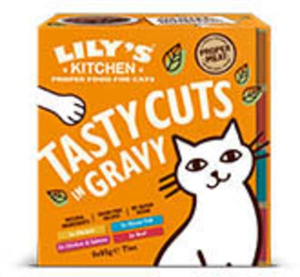 Image of Lily's Kitchen Cat Tasty Cuts Mixed Multipack, 8 x 85g