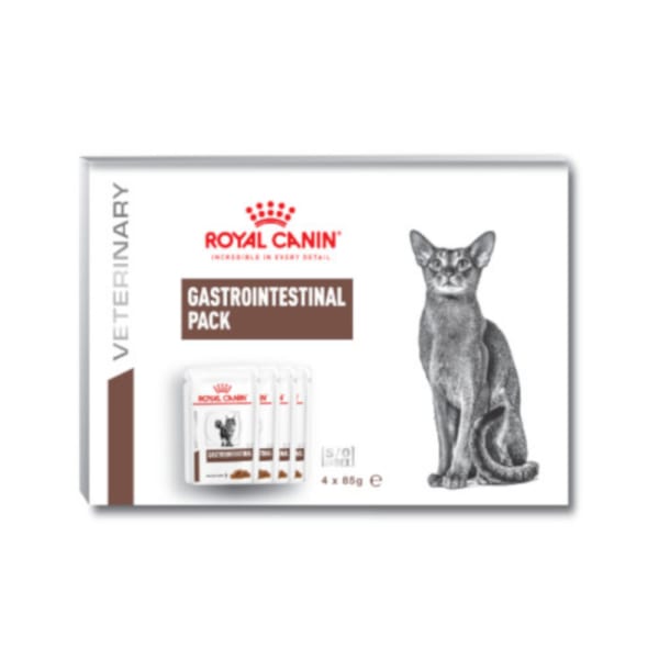 Image of Royal Canin Veterinary Diet Feline Gastrointestinal Pack, 4 x 85g
