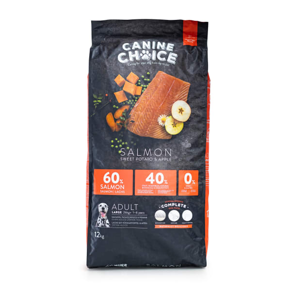 Image of Canine Choice Grain Free Large Adult Dry Dog Food - Salmon, 12kg - Salmon