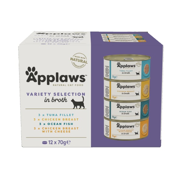 Image of Applaws Tin Adult Wet Cat Food - Supreme Selection, 12 x 70g - Supreme Selection