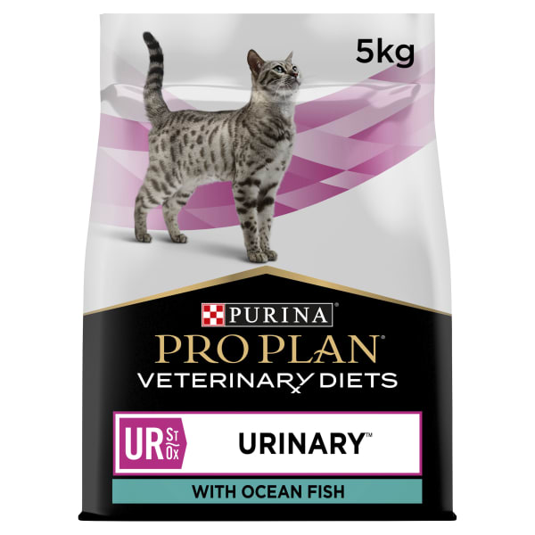 Image of Purina Pro Plan Veterinary Diets UR St/Ox Urinary Adult Cat Dry Food - Ocean Fish, 5kg - Ocean Fish