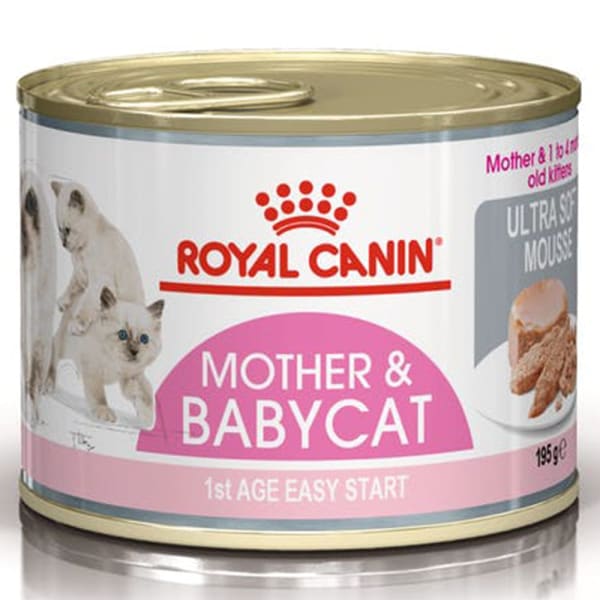 Image of Royal Canin Mother & Babycat Adult/Kitten Wet Cat Food, 12 x 195g