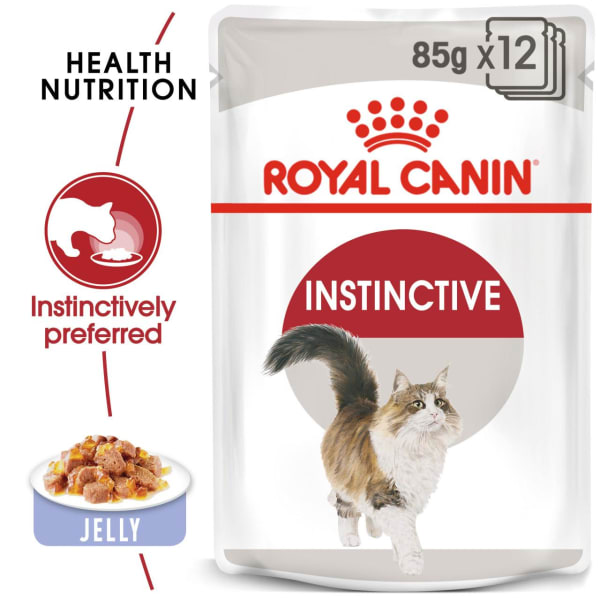 Image of Royal Canin Instinctive Adult Wet Cat Food - Jelly, 12 x 85g - Jelly