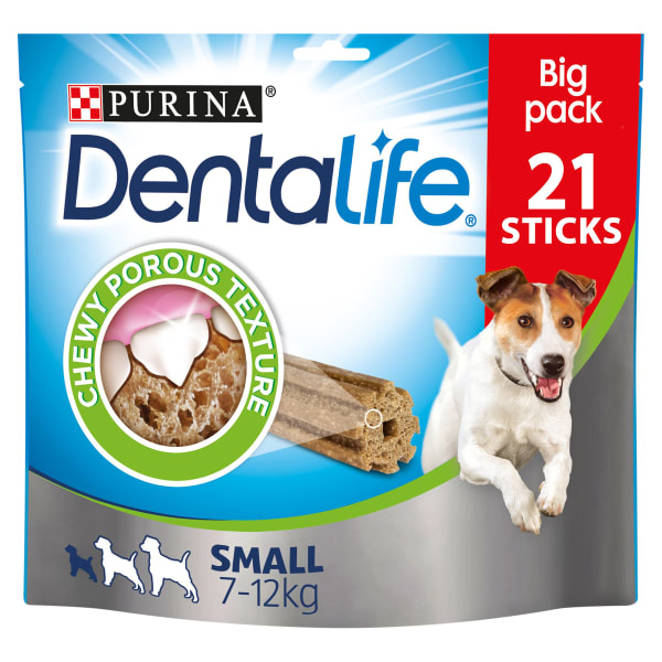 Image of Purina Dentalife Daily Small Dog Chews Treat, Pack of 7 for Small Dogs (115g)