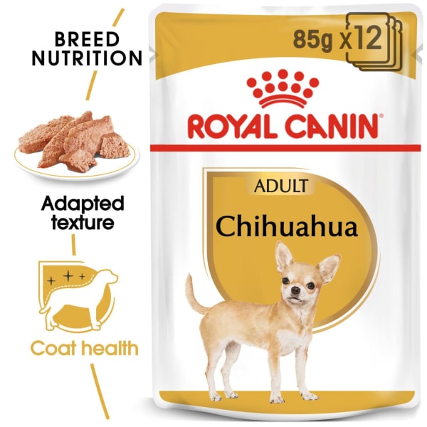 Image of Royal Canin Chihuahua Small Adult Wet Dog Food, 12 x 85g Chicken & Beef