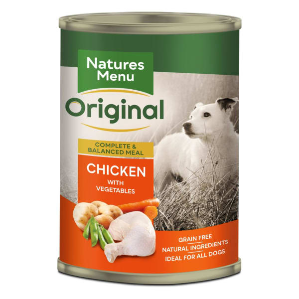Image of Natures Menu Original Adult Wet Dog Food - Chicken, 12 x 400g - Chicken