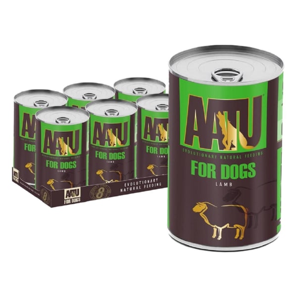 Image of AATU Adult Lamb Wet Dog Food Tins, 6 x 400g - Lamb