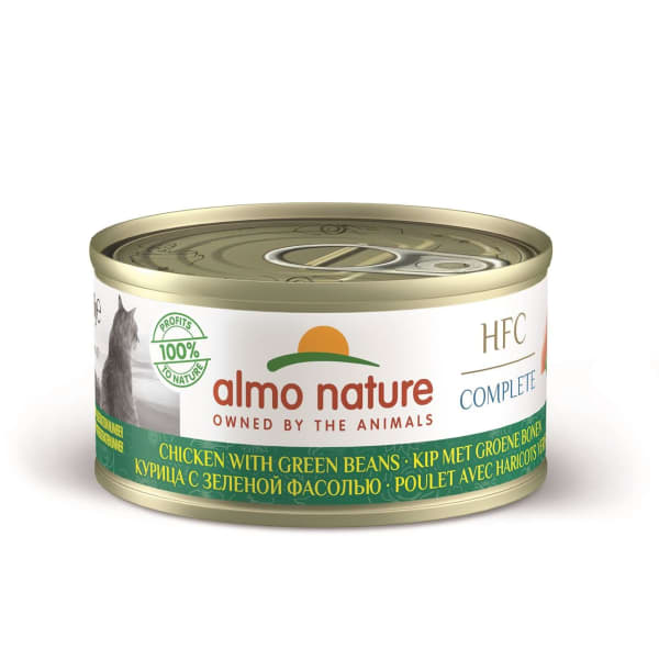 Image of Almo Nature - HFC Complete - Chicken with Green Beans, 24 x 70g - Chicken & Green Beans
