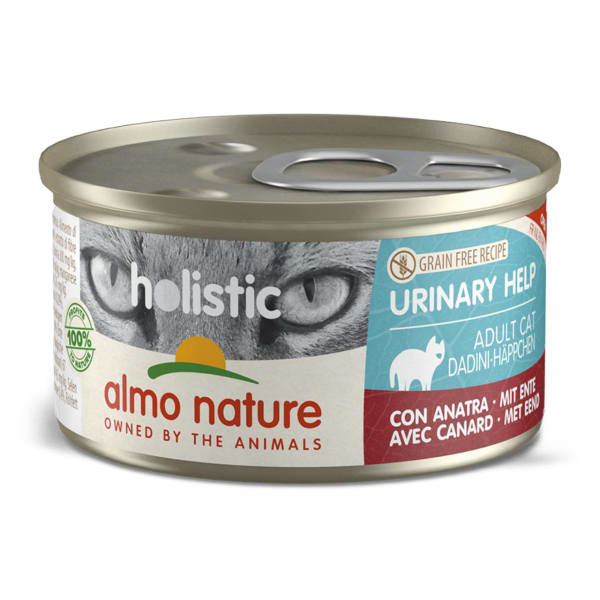 Image of Almo Nature Holistic Urinary Help with Duck Wet Cat Food, 24 x 85g - Duck