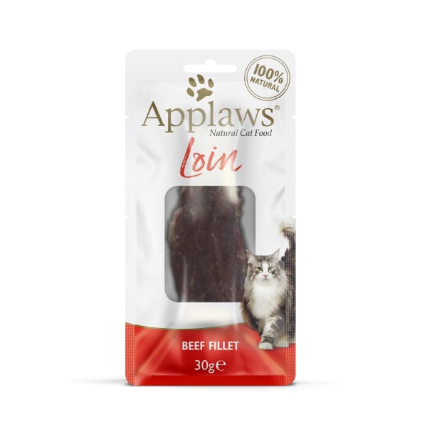 Image of Applaws Cat Treat Beef Loin, 12 x 20g - Beef