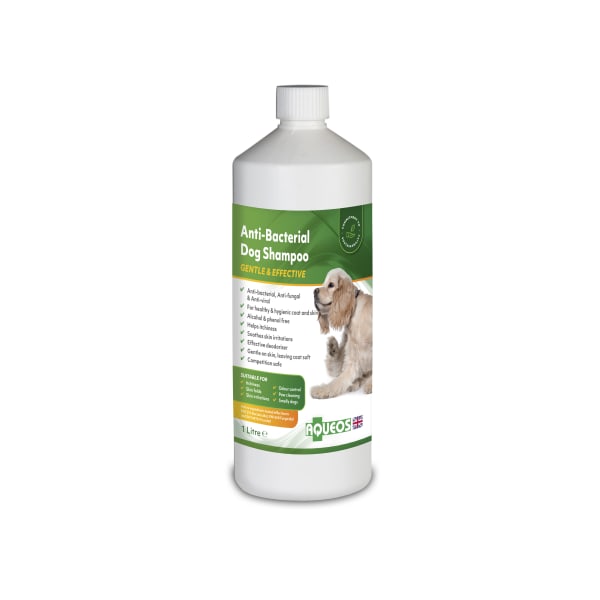 Image of Aqueos Anti-Bacterial Anti-Viral Dog Shampoo, 1L