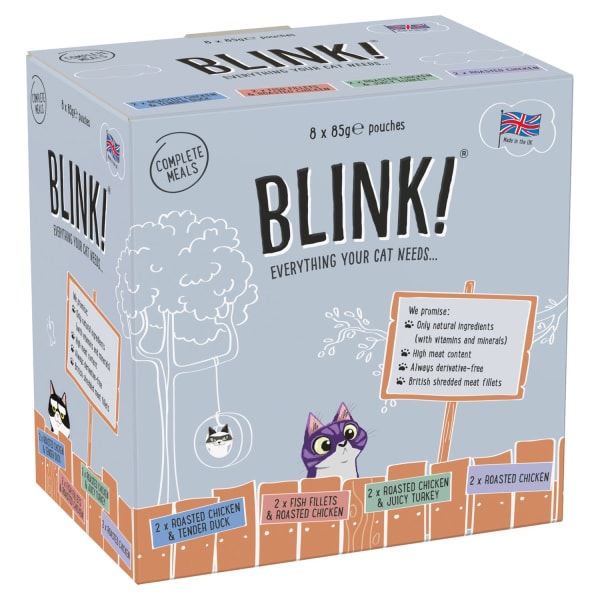 Image of Blink Cat Chicken Selection Multipack, 8 x 85g