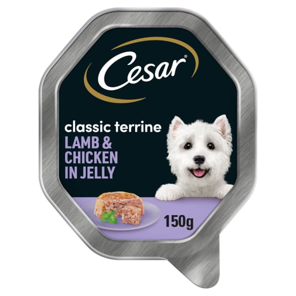 Image of Cesar Classic Terrine with Juicy Lamb And Chicken in Jelly, 150g - Lamb and Chicken in Jelly