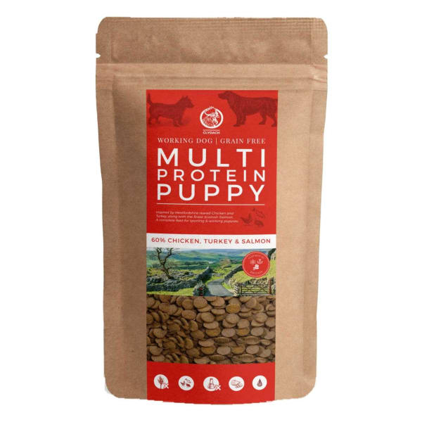 Image of Clydach Farm Group Grain-free MultiProtein Puppy Dry Dog Food, 1kg -Multi Flavour