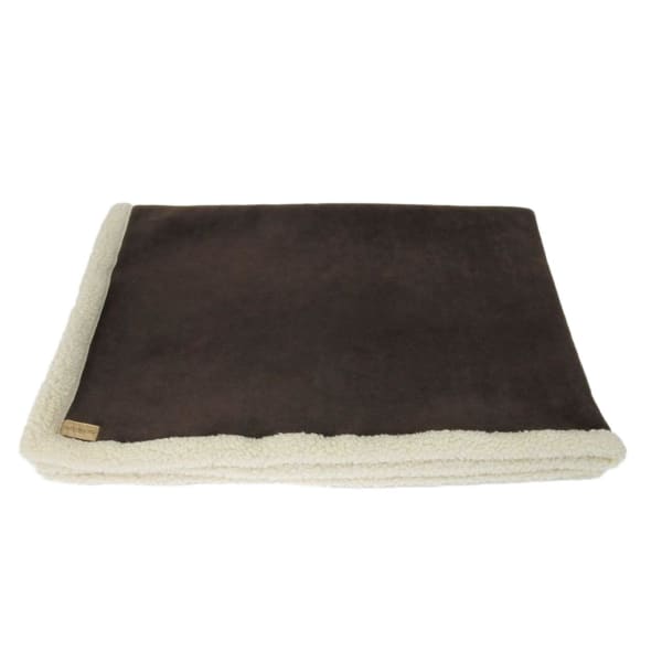 Image of Earthbound Sherpa Chocolate Pet Blanket, Medium