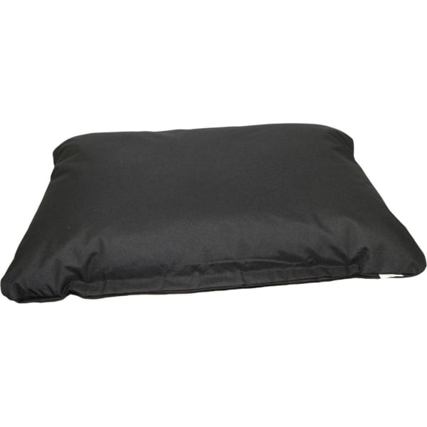 Image of Earthbound Waterproof Flat Cushion Dog Bed Black, Medium