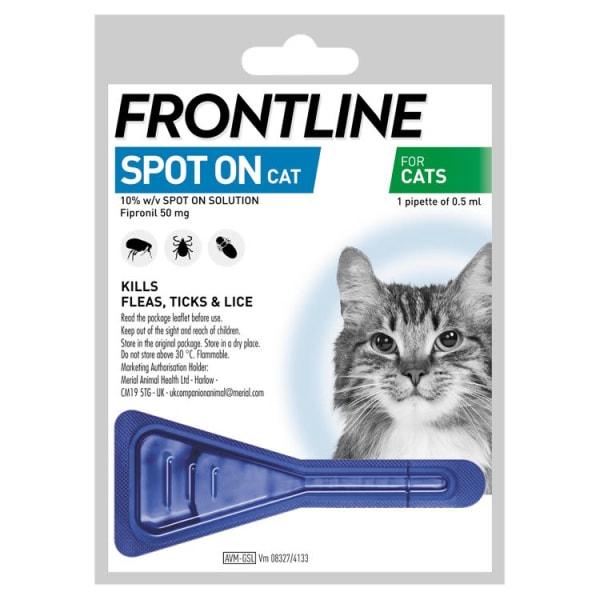 Image of FRONTLINE Spot On Flea & Tick Treatment, 1 per Pack