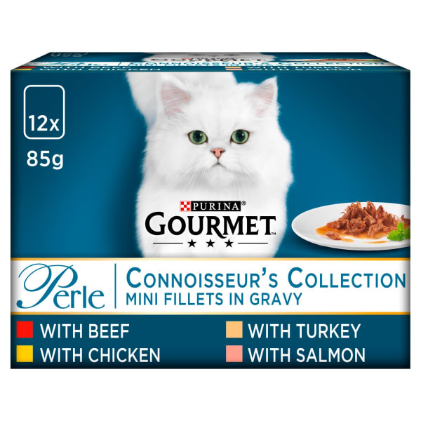 Image of Gourmet Perle Connoisseurs Cat Food Mixed, 12 x 85g - Mixed Selection