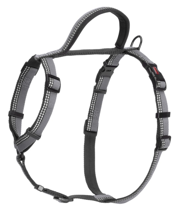 Image of Halti Black Dog Walking Harness, Medium - 56cm - 76cm