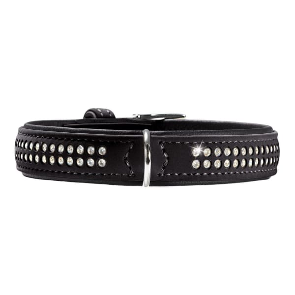 Image of Hunter Softie Deluxe Black Dog Collar, 45cm