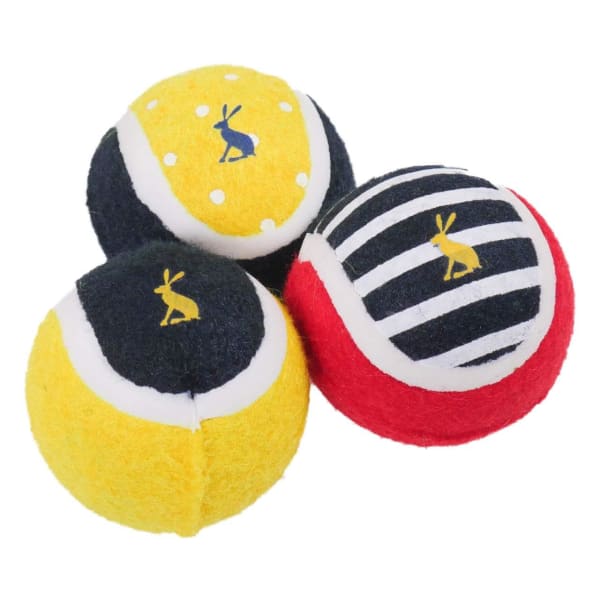 Image of Joules Tennis Balls Gift Bag Dog Toy, 3 per Pack
