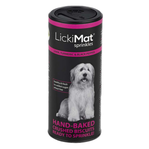 Image of Lickimat Sprinkles Liver Turmeric & Black Pepper Dog Treat, 150g - Multi Flavour