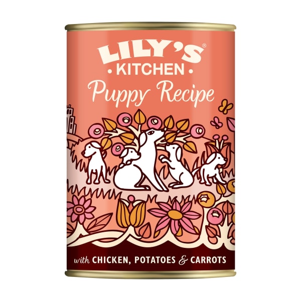 Image of Lily's Kitchen Puppy Recipe with Chicken Potatoes & Carrots, 400g - Recipe with Chicken Potatoes & Carrot
