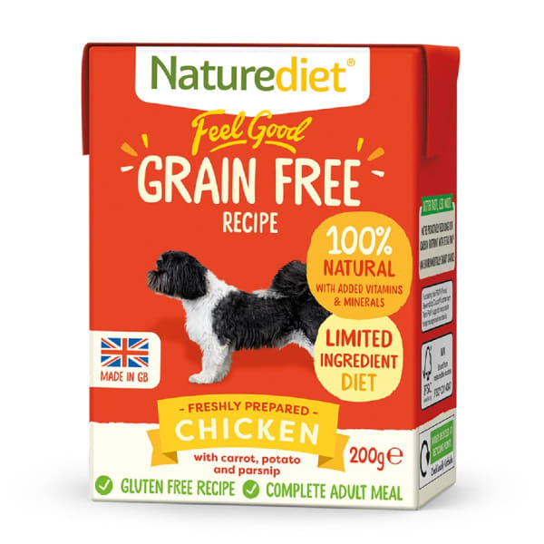 Image of Naturediet Feel Good Grain-free Chicken Complete Wet Dog Food, 200g - Chicken