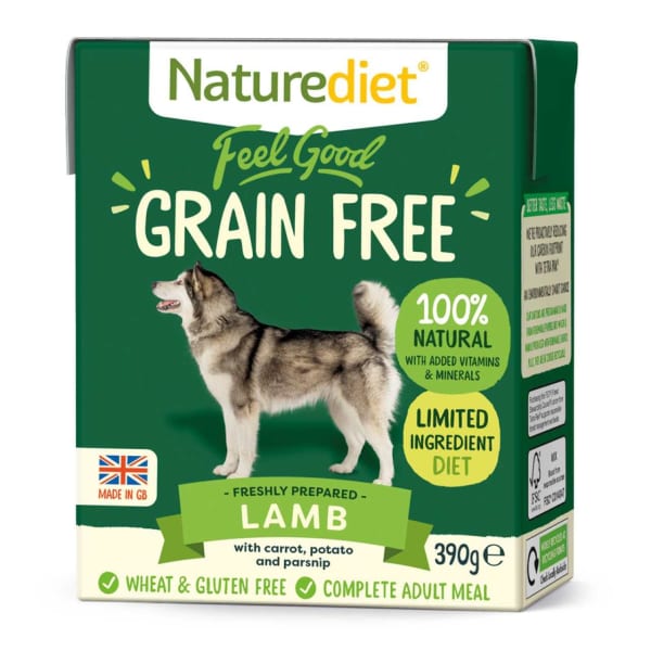 Image of Naturediet Feel Good Grain-free Lamb Complete Wet Dog Food, 18 x 390g - Lamb