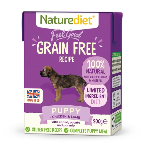 Image of Naturediet Feel Good Grain-free Puppy Complete Wet Dog Food, 18 x 390g