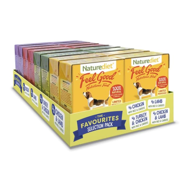 Image of Naturediet Feel Good Variety Pack Dog Wet Food, 16 x 390g - Variety Pack