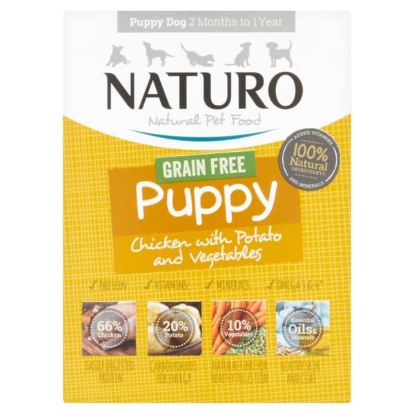 Image of Naturo Puppy Grain-free Chicken Dog Food, 150g - Chicken