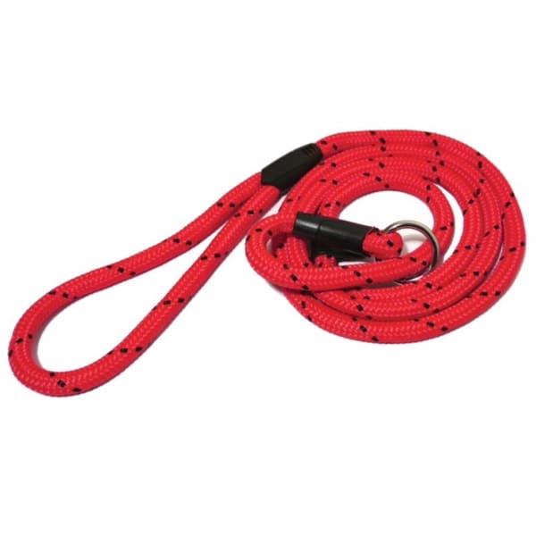 Image of Rosewood Black & Red Slip Dog Lead, 162.5cm