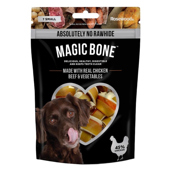 Image of Rosewood Magic Bone Chicken Small Dog Treat Pack of 7, 105g