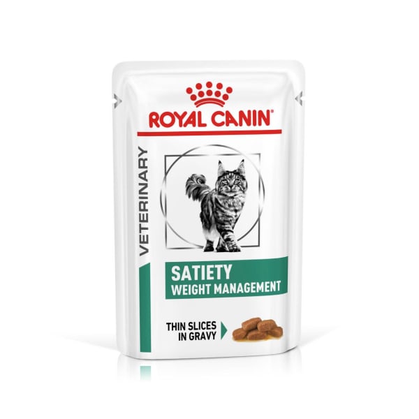Image of Royal Canin Feline Satiety Adult Wet Cat Food, 12 x 85g Chicken & Beef