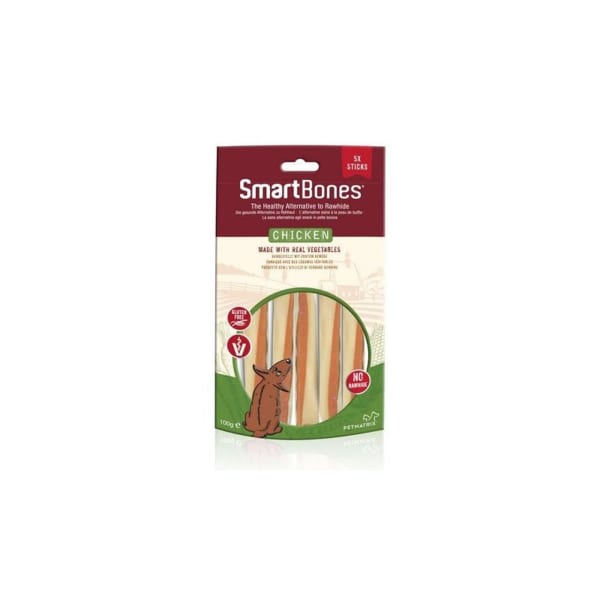 Image of SmartBones Chicken Sticks Dog Treat Pack of 5, 100g - Chicken