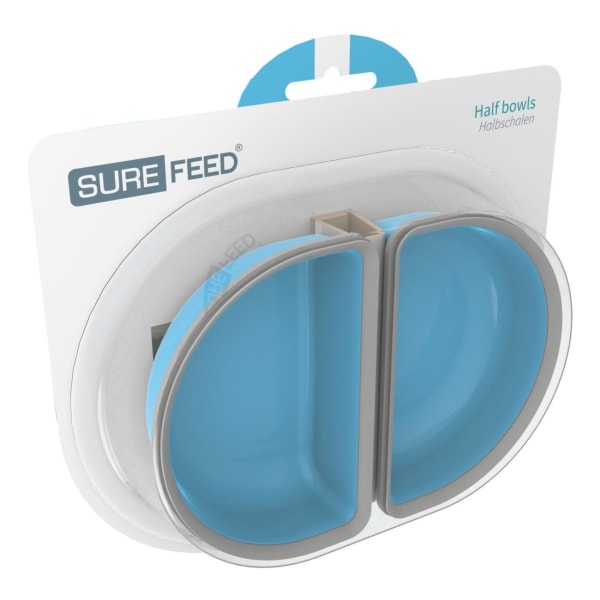 Image of SureFeed Half Bowl Set Blue, 175ml