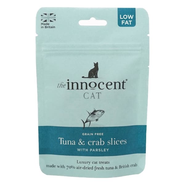 Image of The Innocent Cat Tuna & Crab Slices with Parsley, 70g - Tuna & Crab