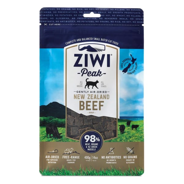 Image of Ziwipeak Daily Cat Air Dried Cuisine Beef Dry Cat Food, 400g - Beef