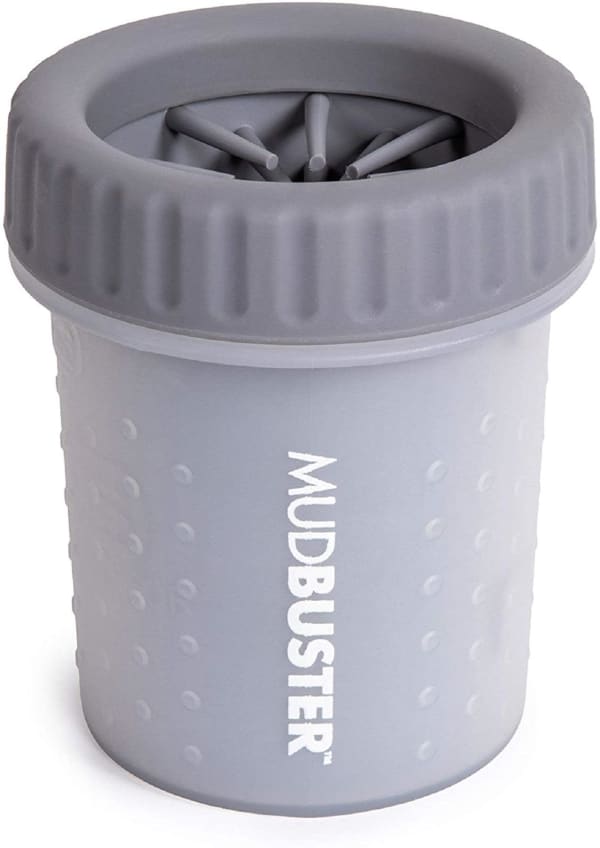 Image of Dexas MudBuster Petite Dog Paw Cleaner in Light Grey, 1 piece