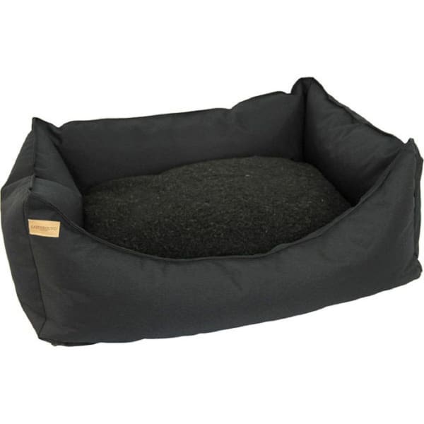 Image of Earthbound Rectangular Removable Waterproof Dog Bed in Black, 1 piece