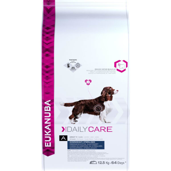 Image of Eukanuba Daily Care Adult Overweight Dry Dog Food - Chicken, 12.5kg - Chicken