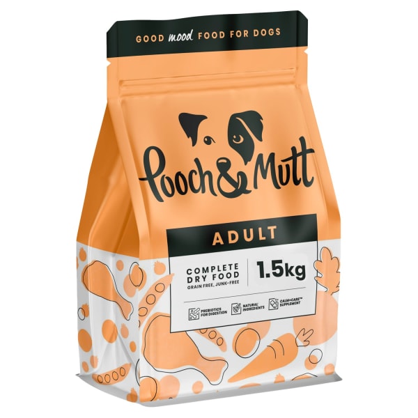 Image of Pooch & Mutt Complete Grain-free Adult Dry Dog Food - Chicken, 1.5kg - Chicken
