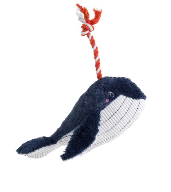 Image of House of Paws Under the Sea Blue Whale Dog Toy, 1 piece
