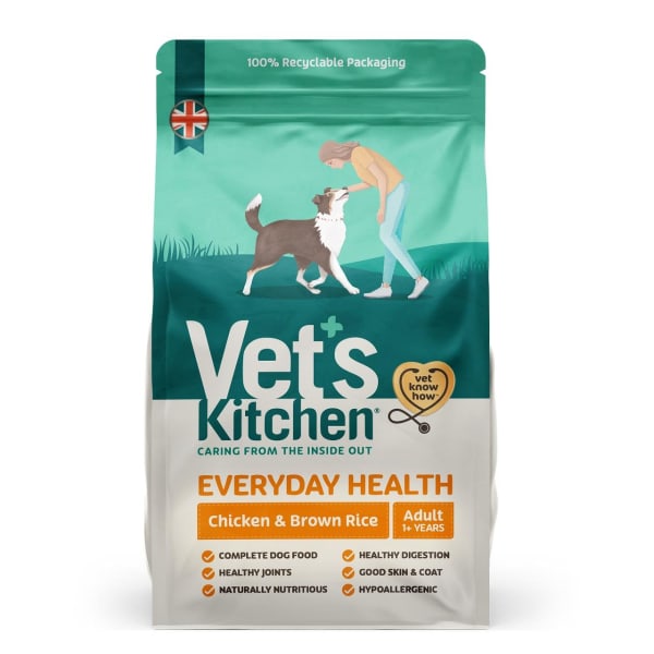 Image of Vet's Kitchen Everyday Health Adult Dry Dog Food - Chicken & Brown Rice, 1kg