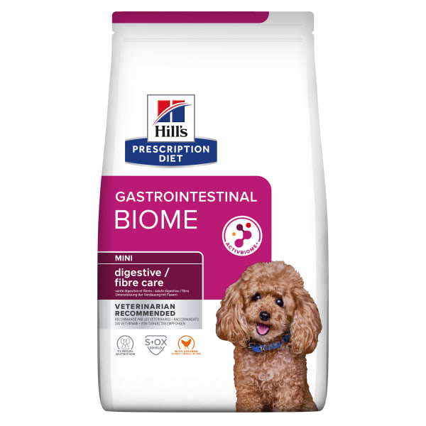 Image of Hill's Prescription Diet Gastrointestinal Biome Mini Adult and Senior Dry Dog Food - Chicken, 6kg - Chicken