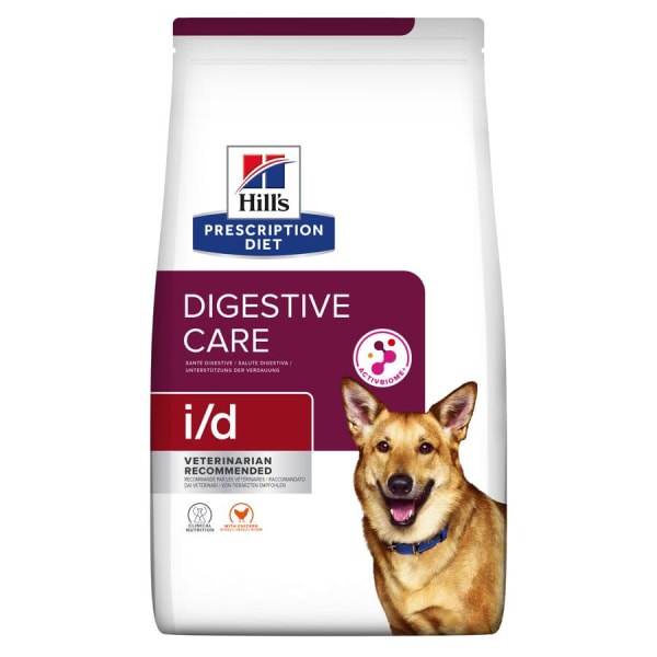 Image of Hill's Prescription Diet i/d Digestive Care Adult/Senior Dry Dog Food with Chicken, 16kg - Chicken